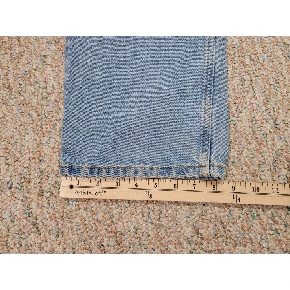 Levis 505 Jeans Mens 38x30 Light Wash Regular Fit‎ Straight Leg Cotton Pants Y2K